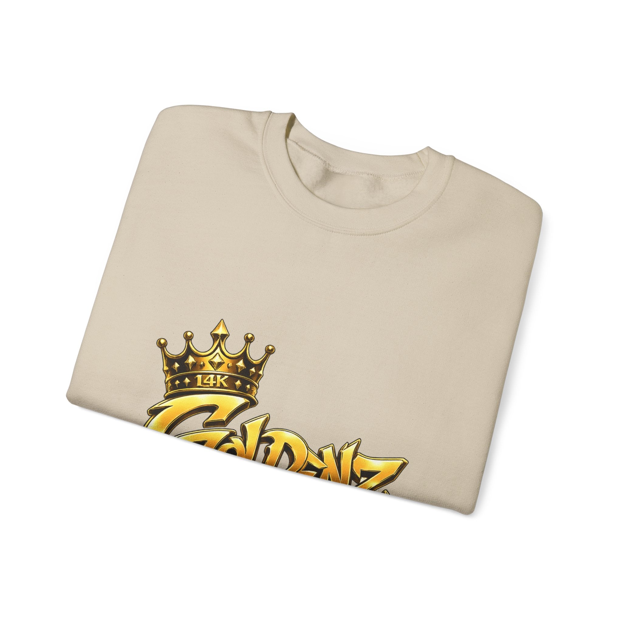Goldenz Crown Crewneck Sweatshirt — Streetwear Graphic Pullover