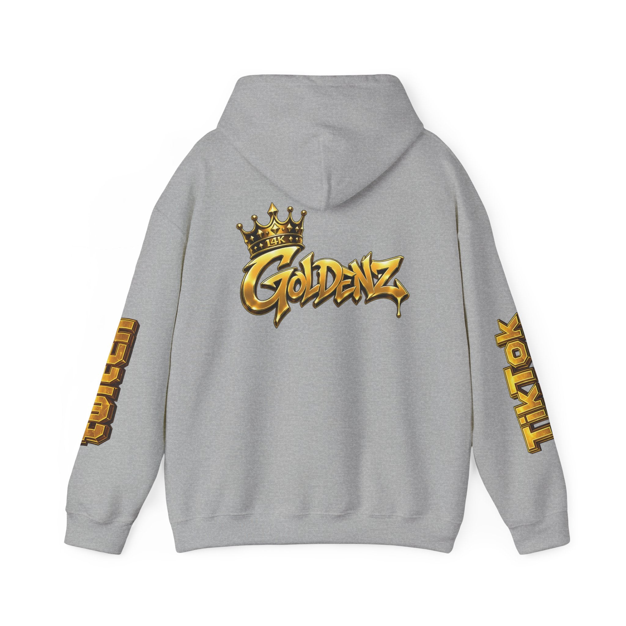 Goldenz Crown Hoodie — TikTok Creator Streetwear Hoodie