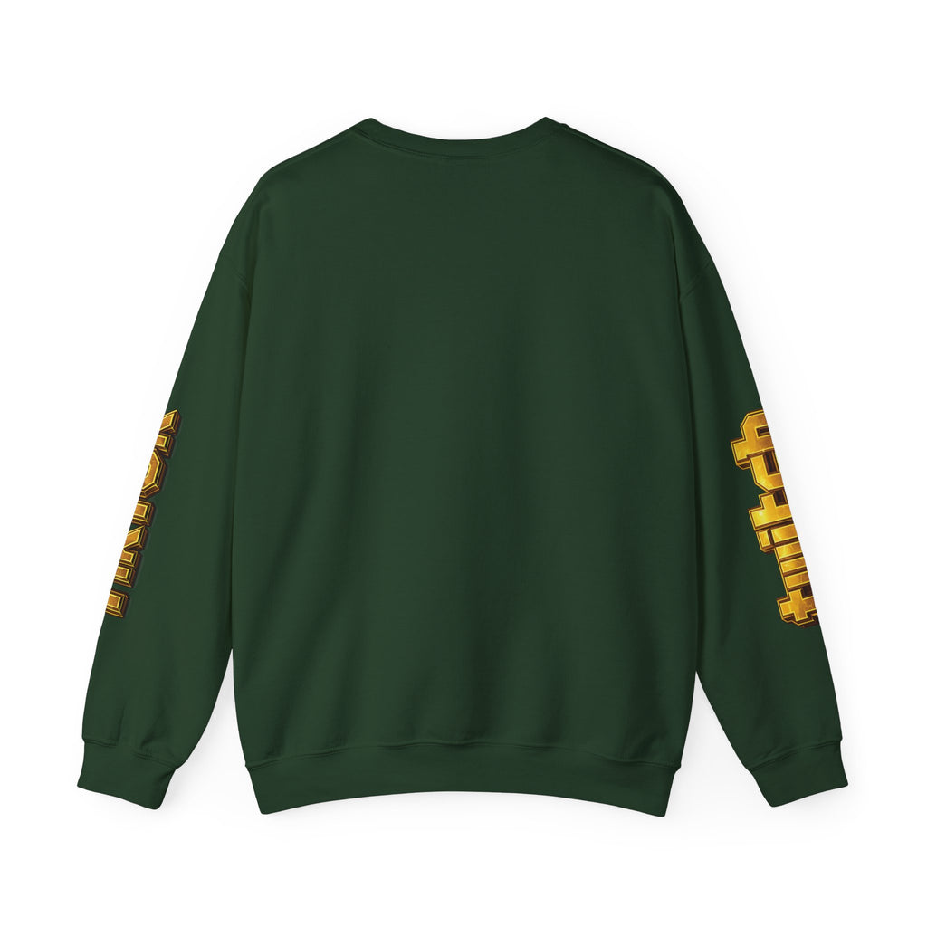 Goldenz Crown Crewneck Sweatshirt — Golden Graffiti Logo Pullover