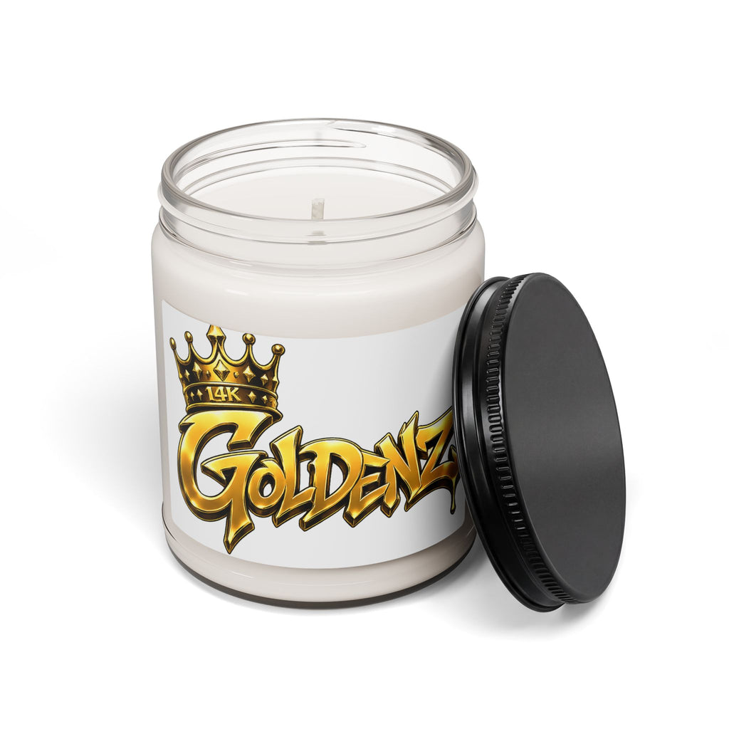 Goldenz Crown Scented Soy Candle — 9oz Luxury Fragrance Jar