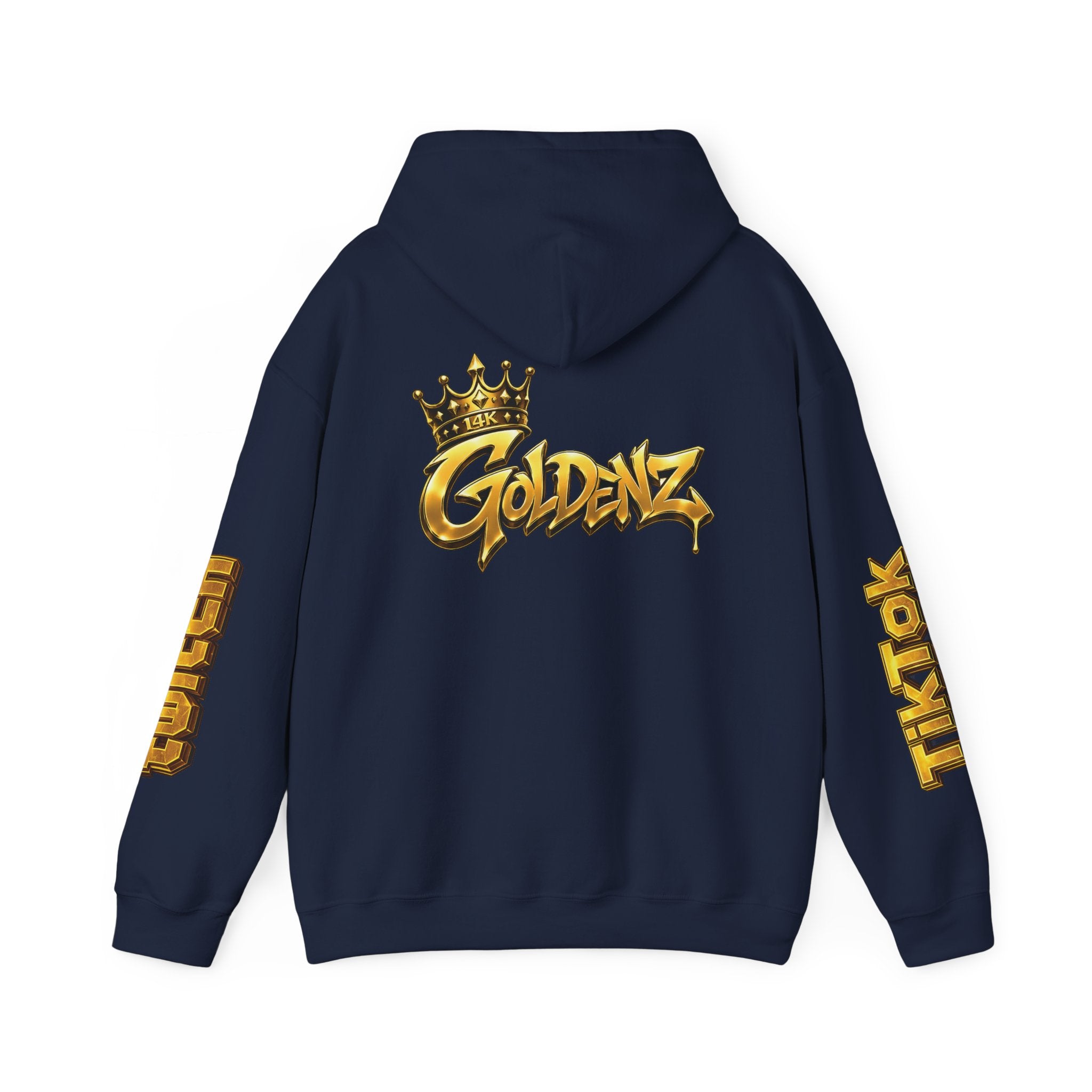 Goldenz Crown Hoodie — TikTok Creator Streetwear Hoodie