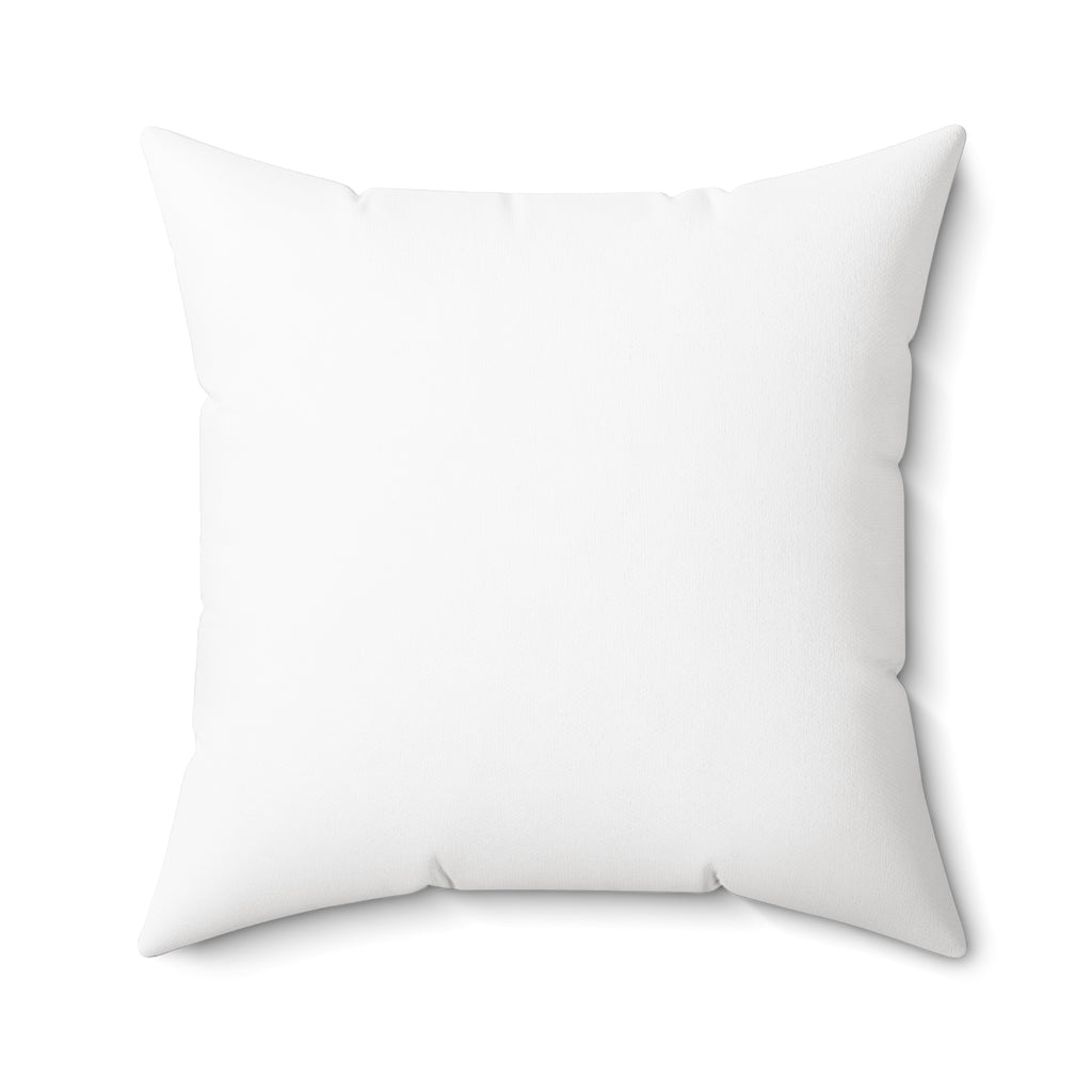 Goldenz Crown Graphic Pillow — Gold Script Decorative Throw Pillow