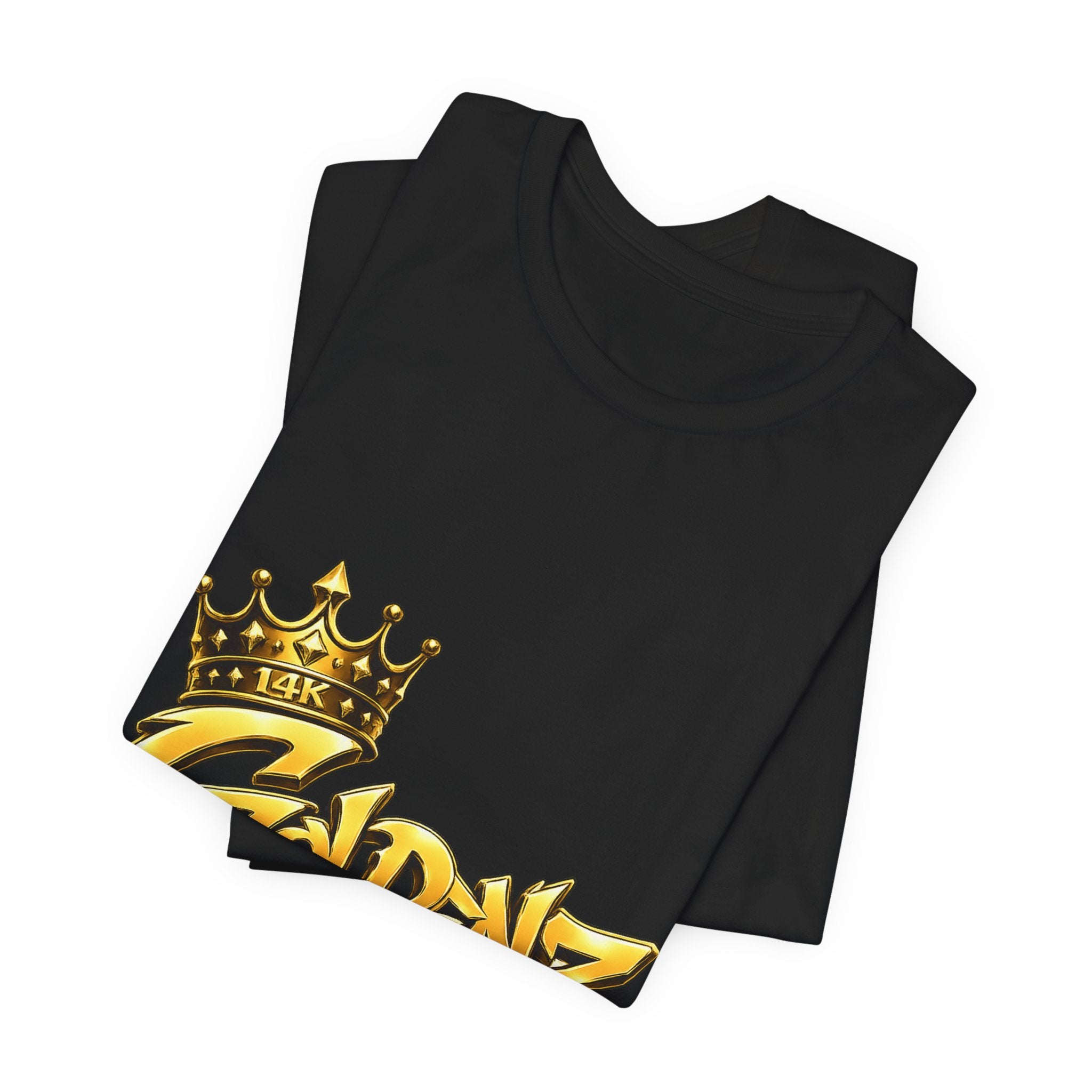 Goldenz Crown Tee — Gold Graffiti Streetwear T-Shirt