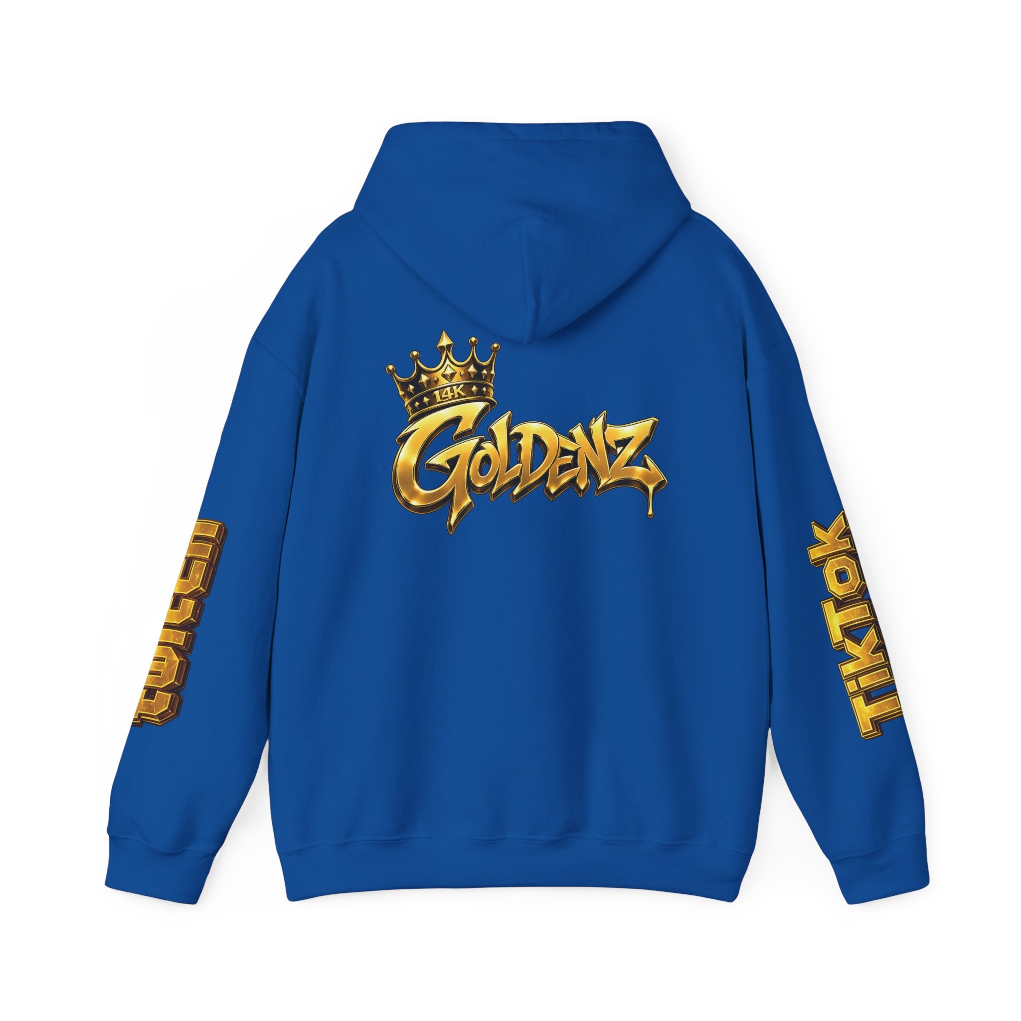 Goldenz Crown Hoodie — TikTok Creator Streetwear Hoodie