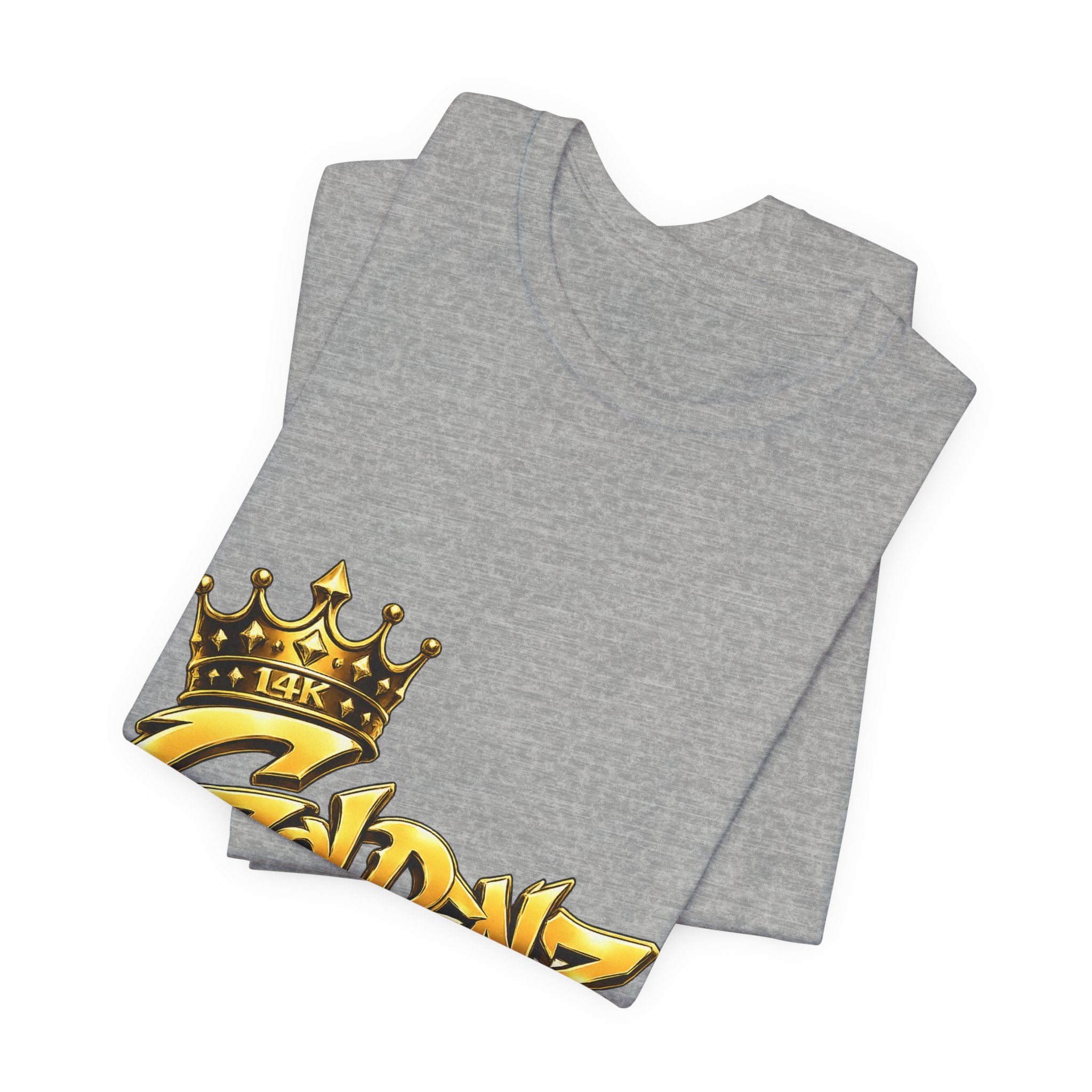 Goldenz Crown Tee — Gold Graffiti Streetwear T-Shirt