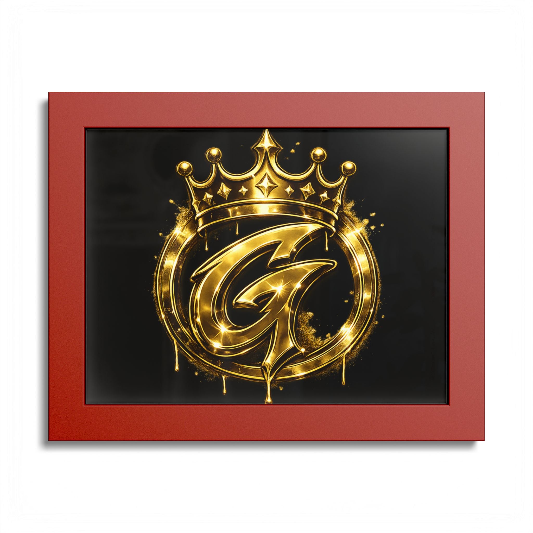 Goldenz Graffiti Poster Print — Colored Frame Wall Art