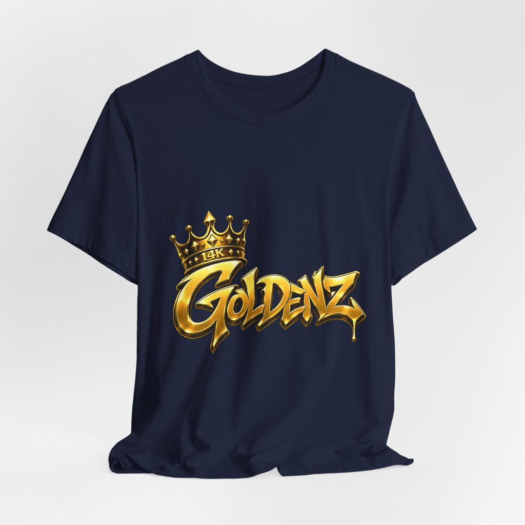 Goldenz Crown Tee — Gold Graffiti Streetwear T-Shirt