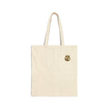 Tote Bag — Small Gold Paw Print Canvas Tote