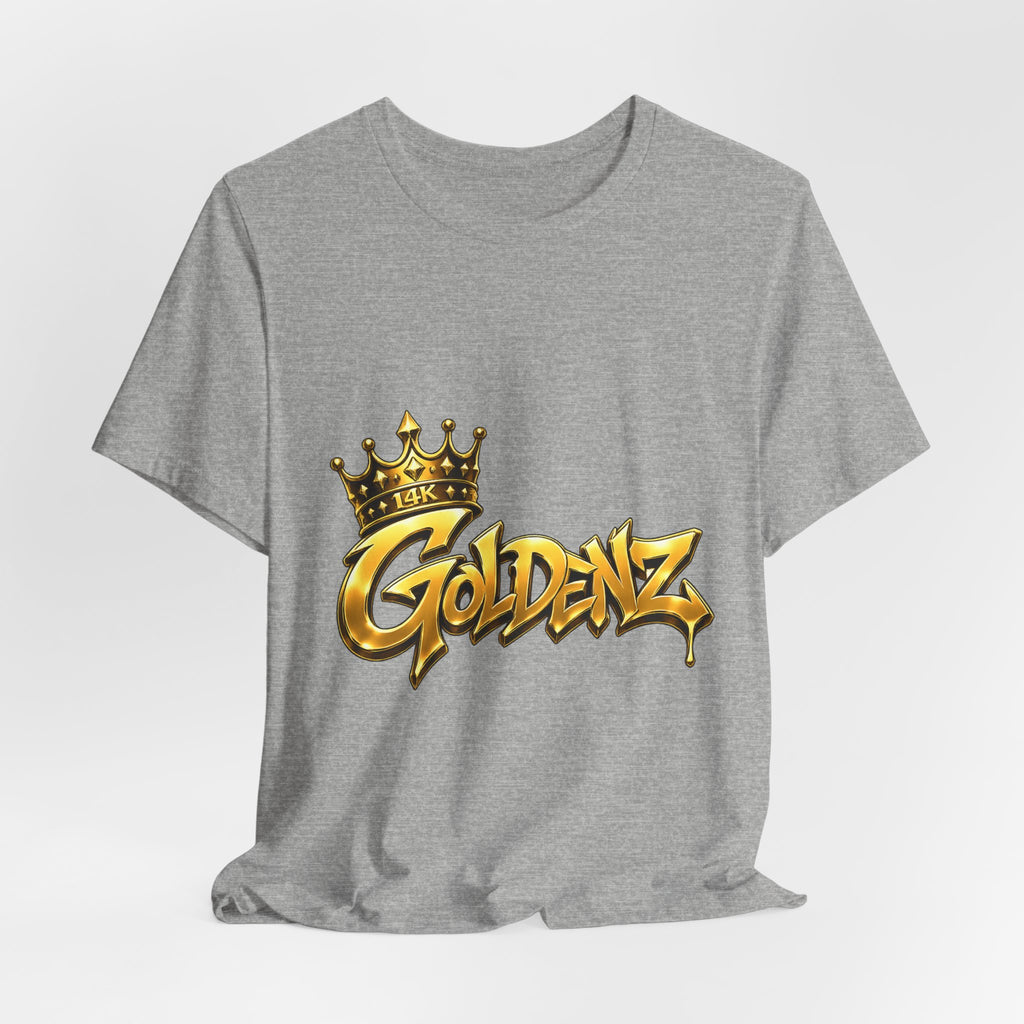Goldenz Crown Tee — Gold Graffiti Streetwear T-Shirt