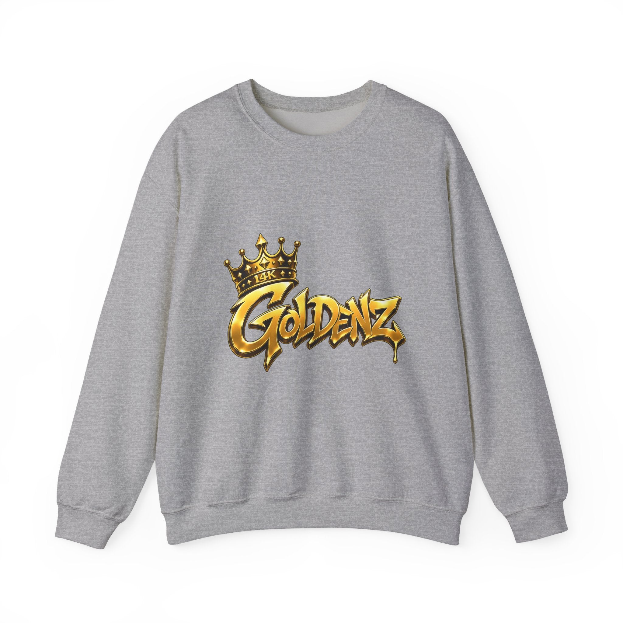 Goldenz Crown Crewneck Sweatshirt — Streetwear Graphic Pullover