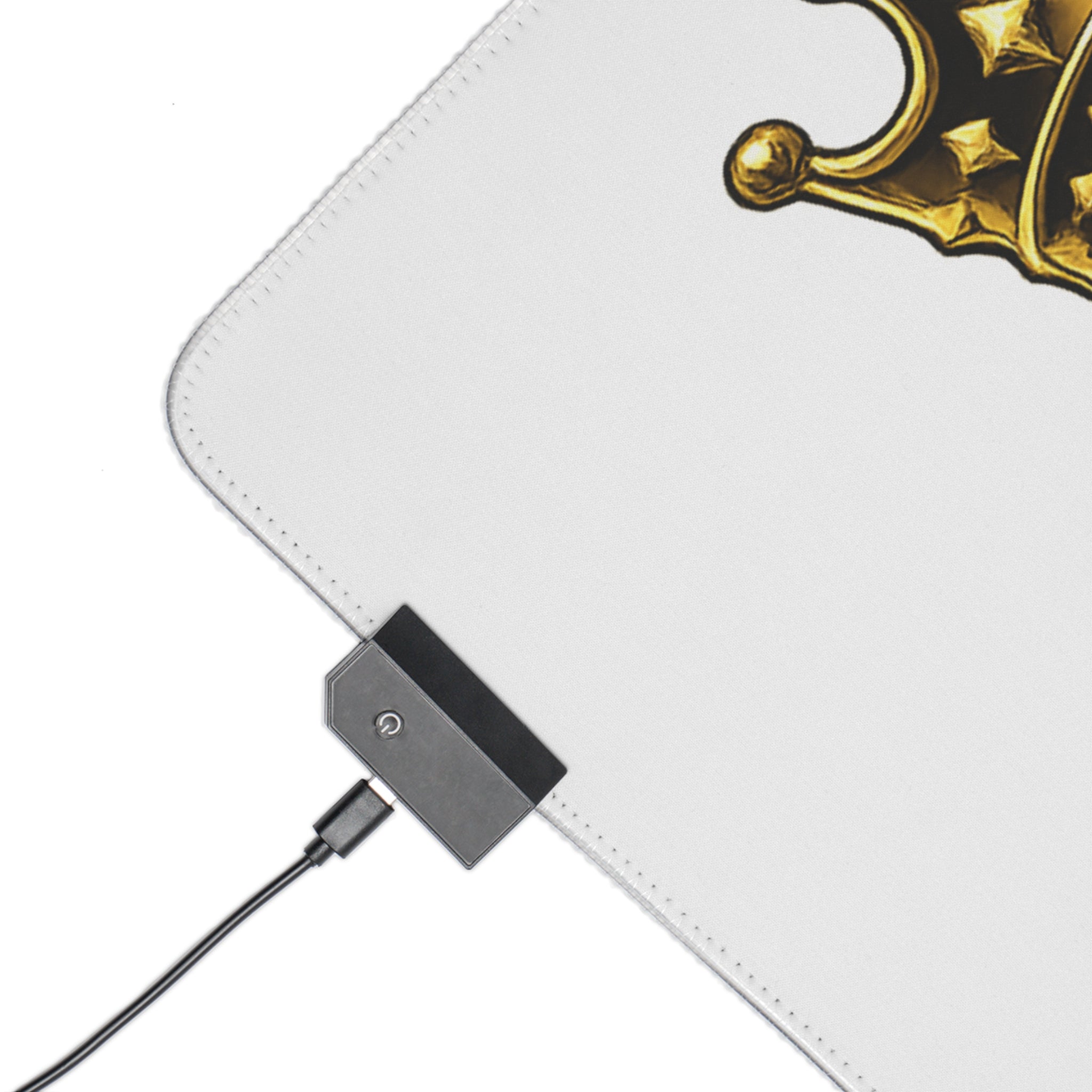 LED Gaming Mouse Pad — Goldenz Crown RGB Desk Mat