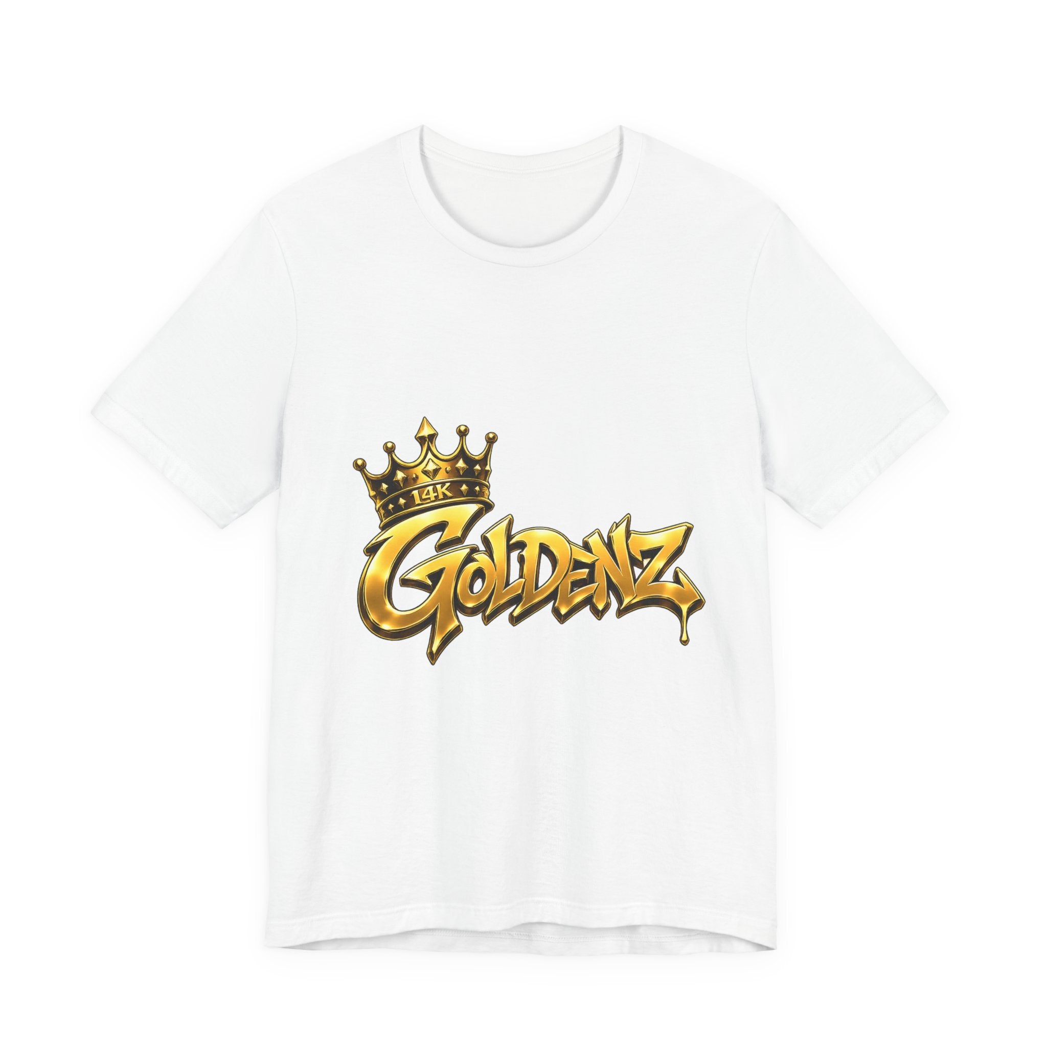 Goldenz Crown Tee — Gold Graffiti Streetwear T-Shirt