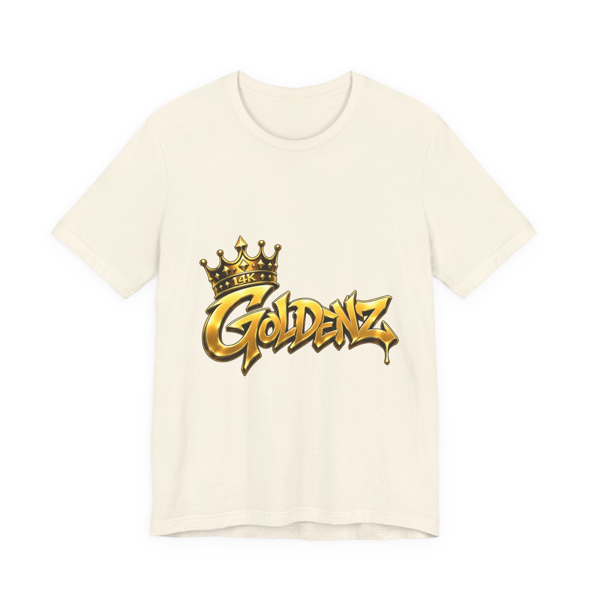Goldenz Crown Tee — Gold Graffiti Streetwear T-Shirt