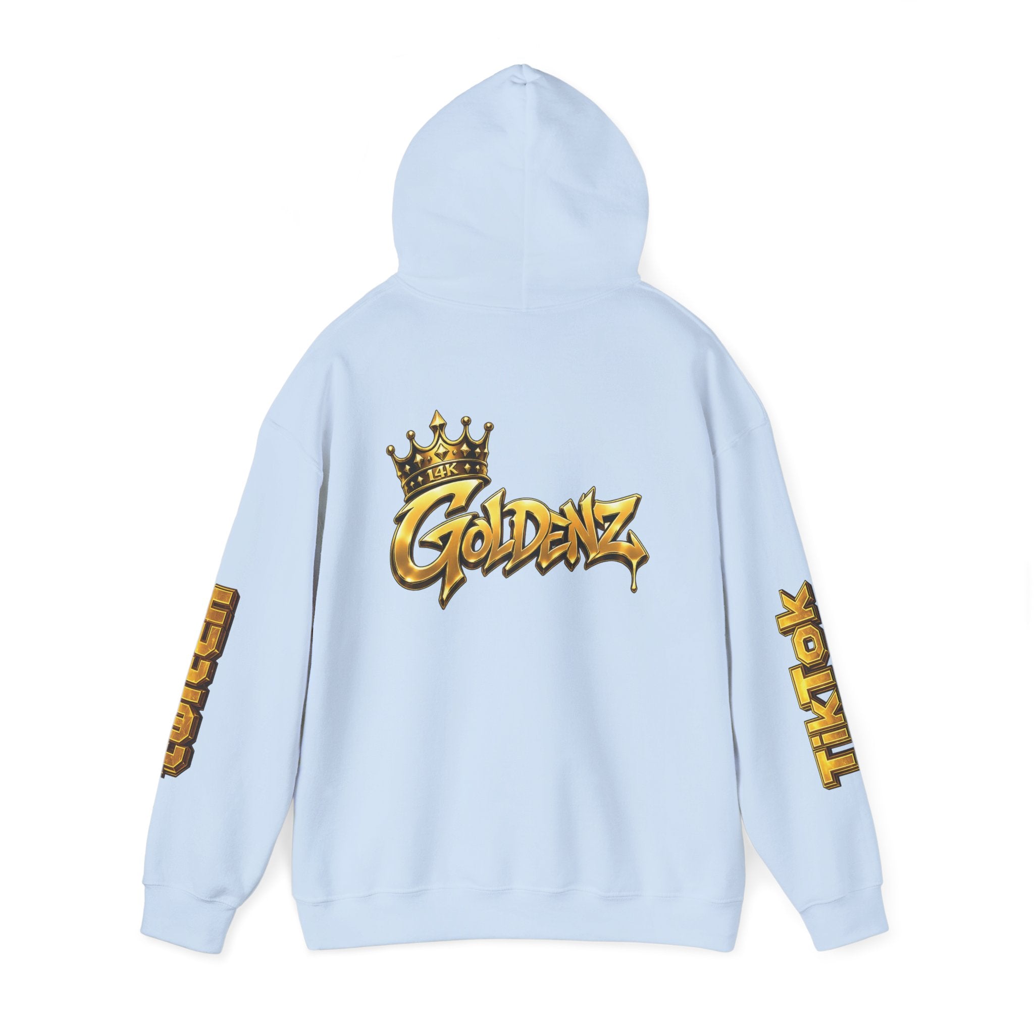Goldenz Crown Hoodie — TikTok Creator Streetwear Hoodie