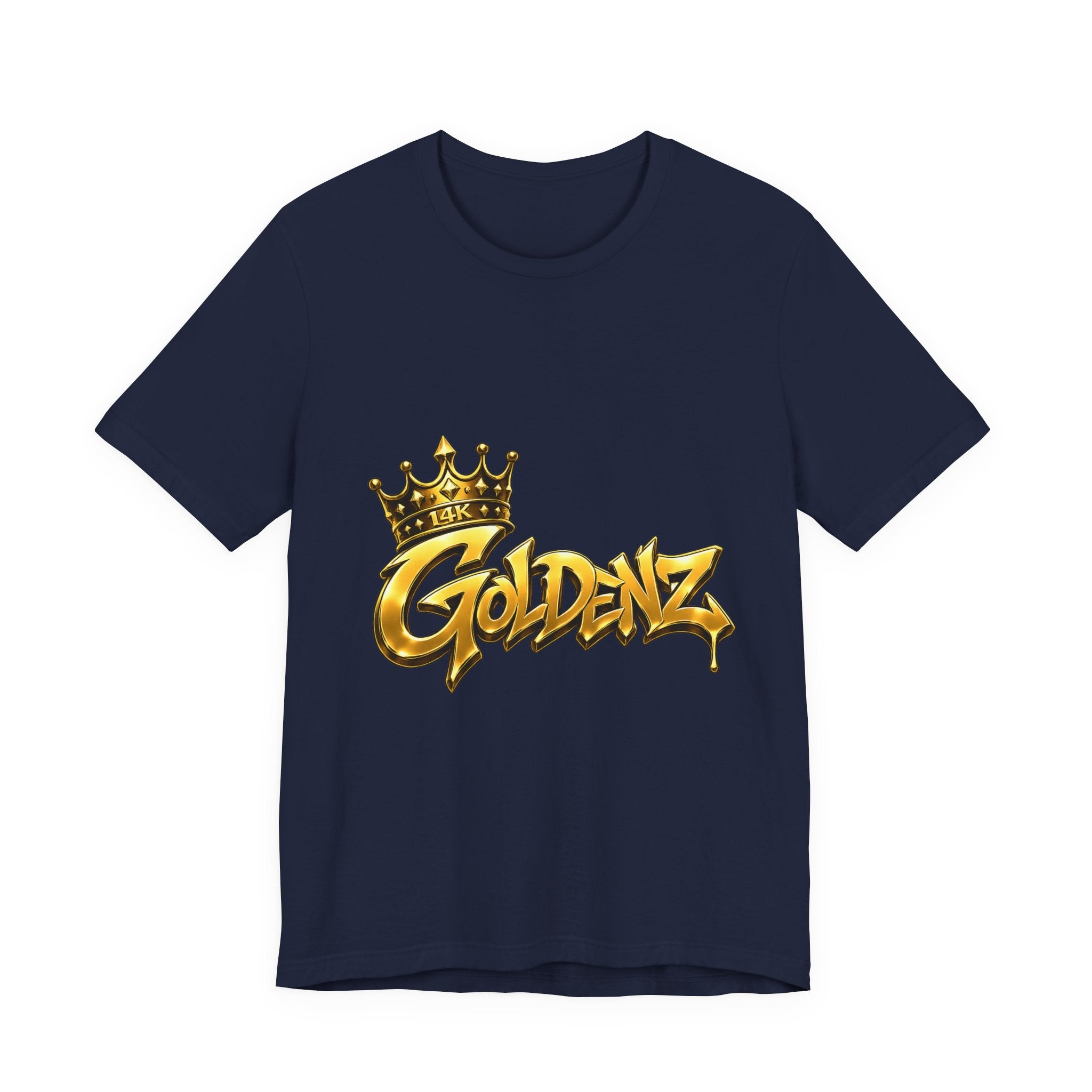 Goldenz Crown Tee — Gold Graffiti Streetwear T-Shirt