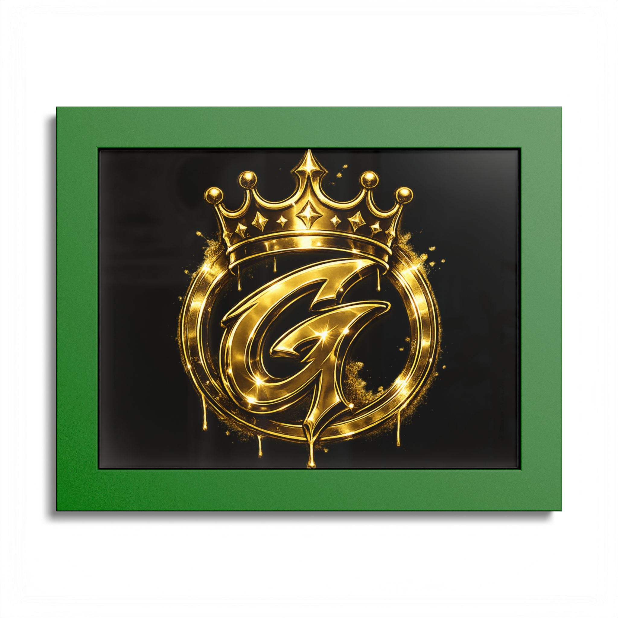 Goldenz Graffiti Poster Print — Colored Frame Wall Art