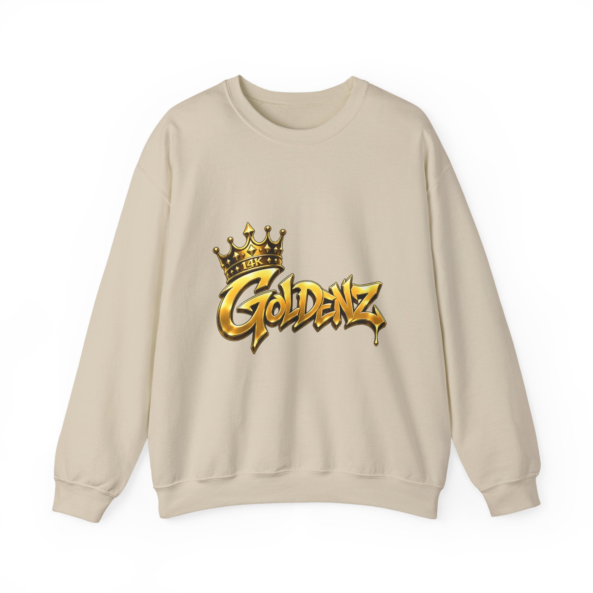 Goldenz Crown Crewneck Sweatshirt — Streetwear Graphic Pullover