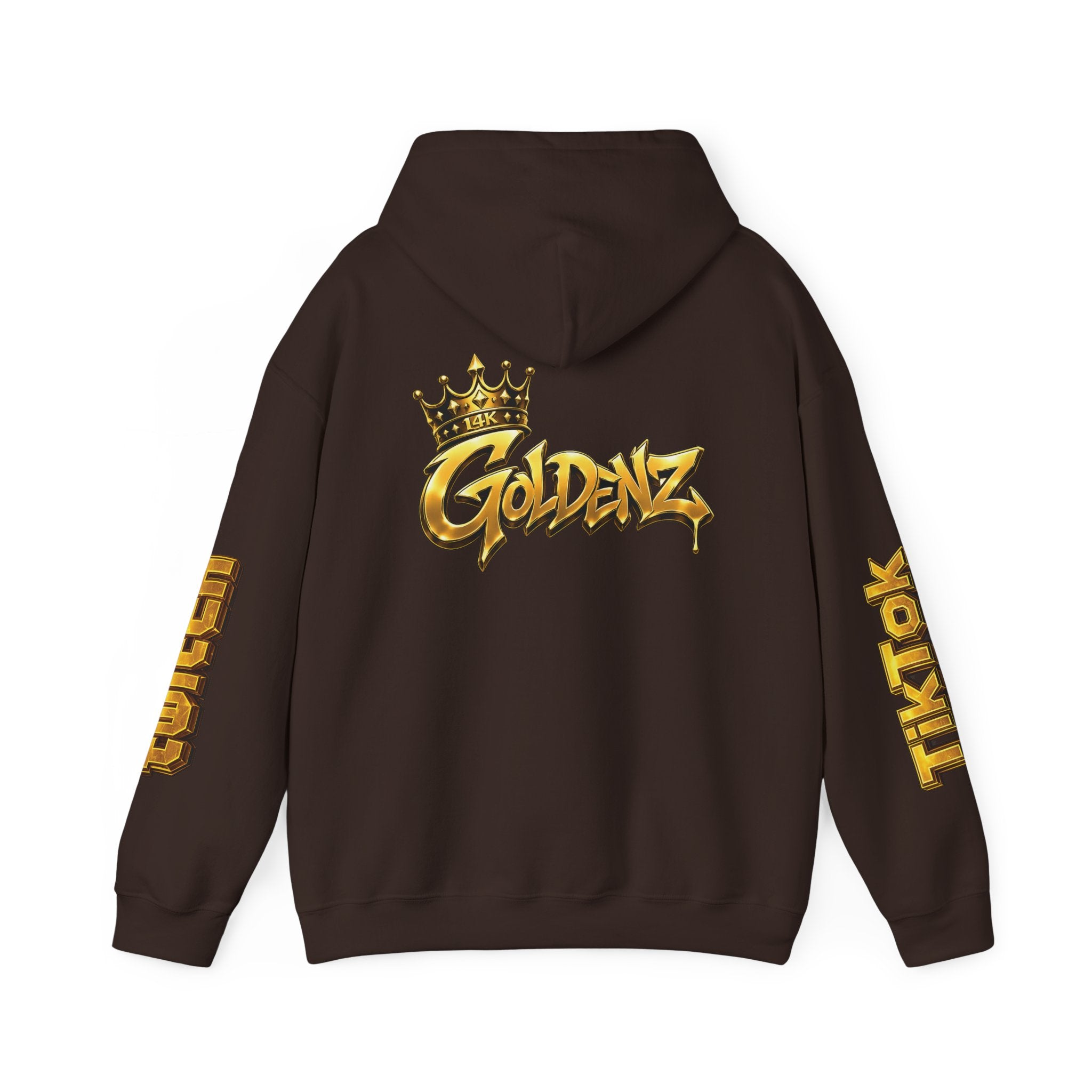 Goldenz Crown Hoodie — TikTok Creator Streetwear Hoodie