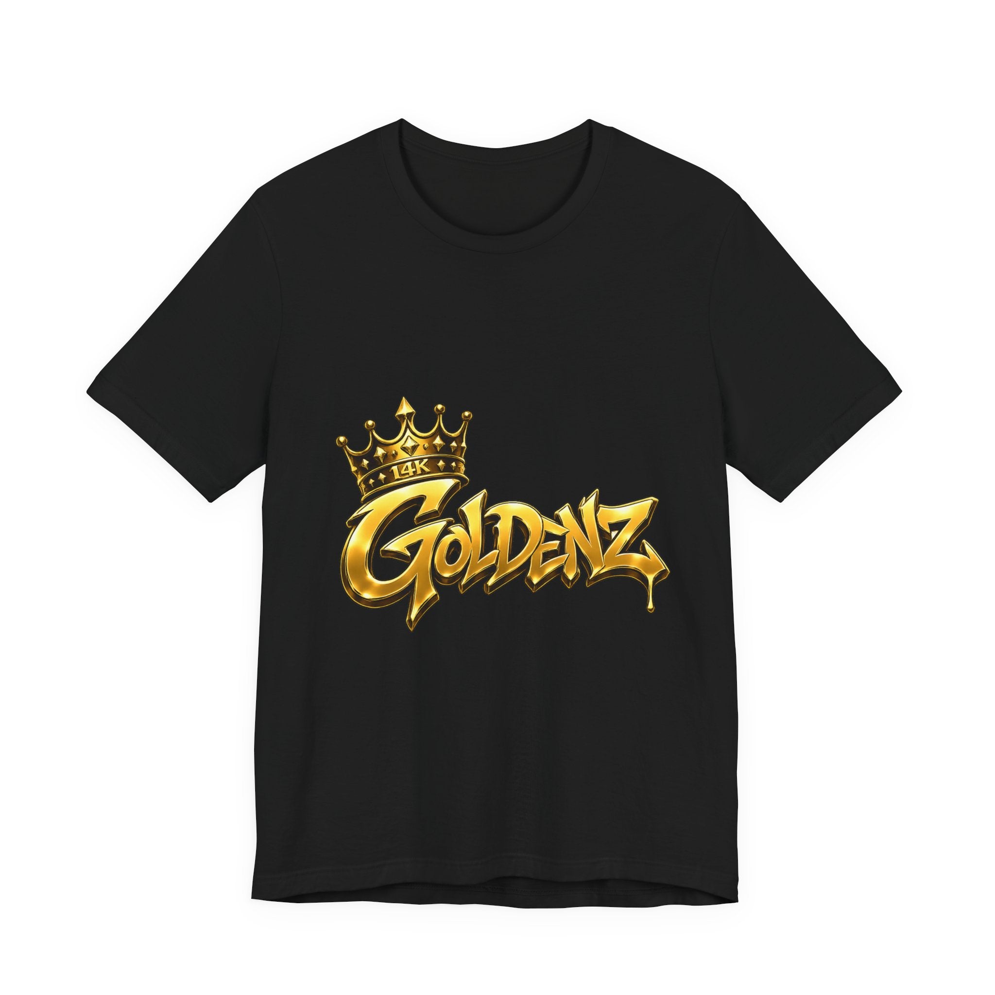 Goldenz Crown Tee — Gold Graffiti Streetwear T-Shirt