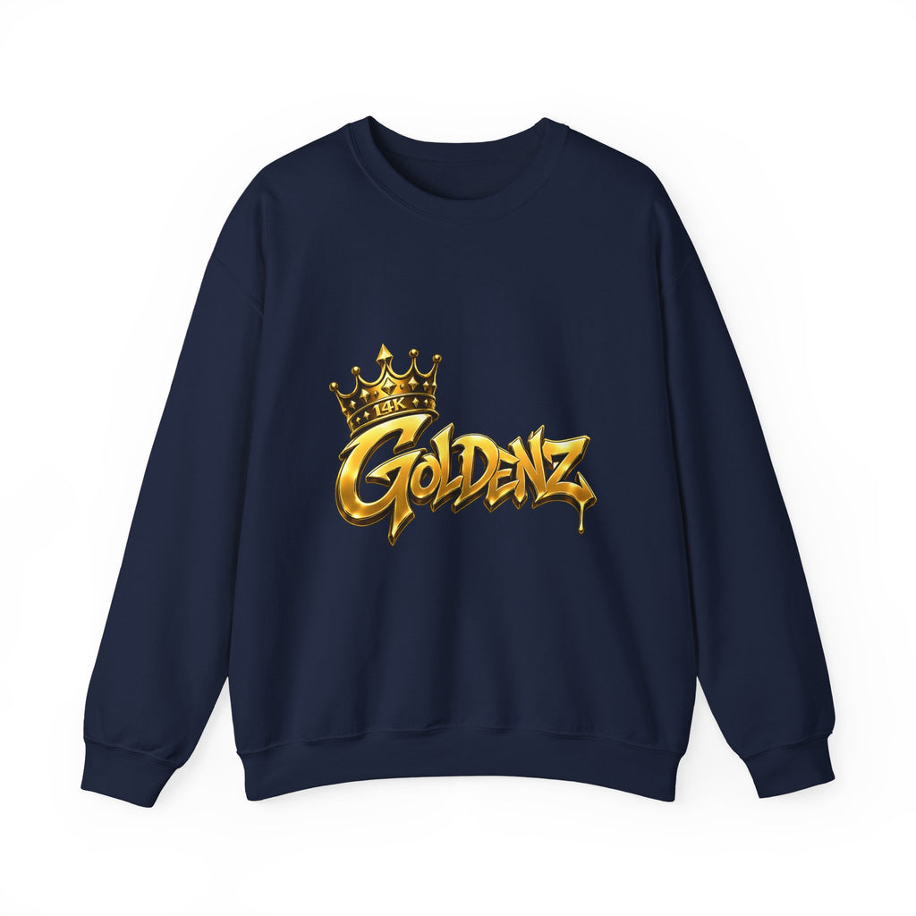 Goldenz Crown Crewneck Sweatshirt — Streetwear Graphic Pullover