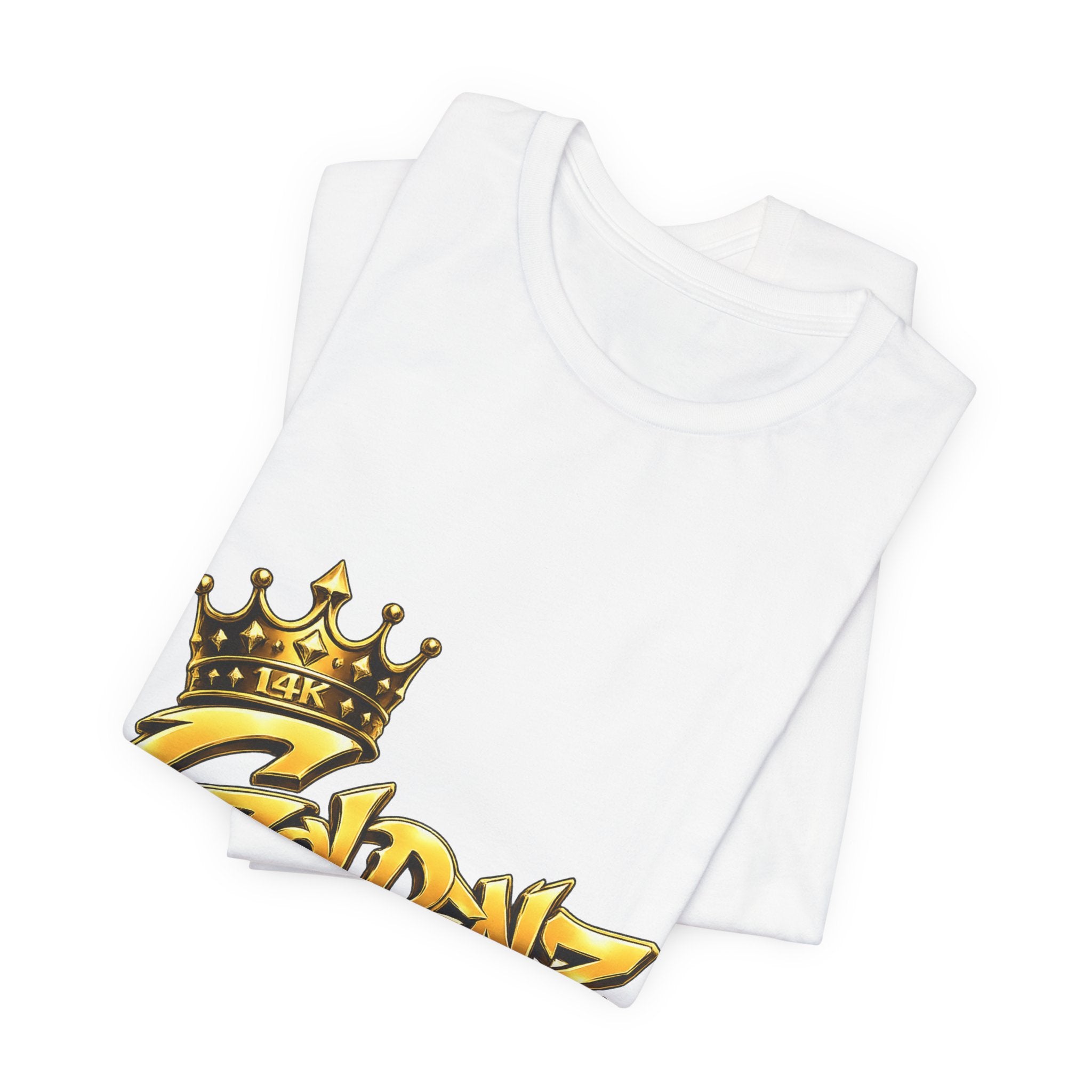 Goldenz Crown Tee — Gold Graffiti Streetwear T-Shirt