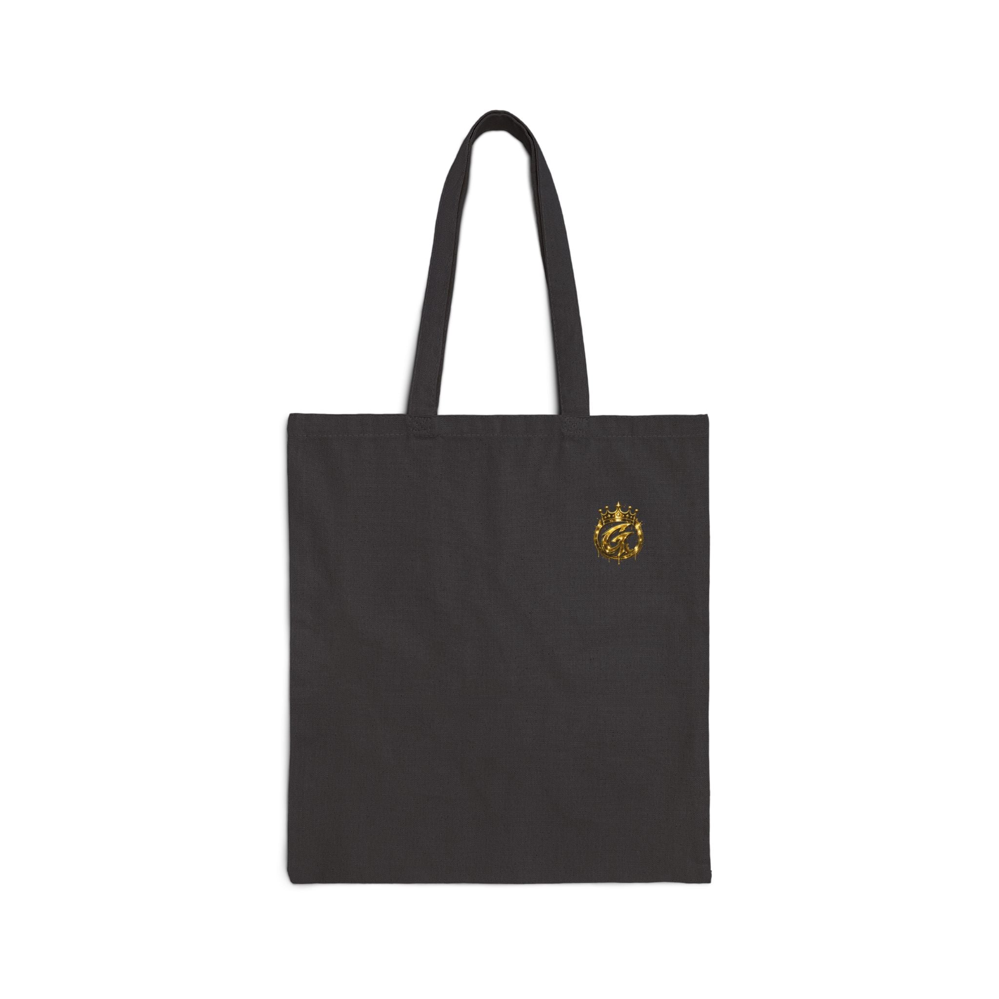 Tote Bag — Small Gold Paw Print Canvas Tote