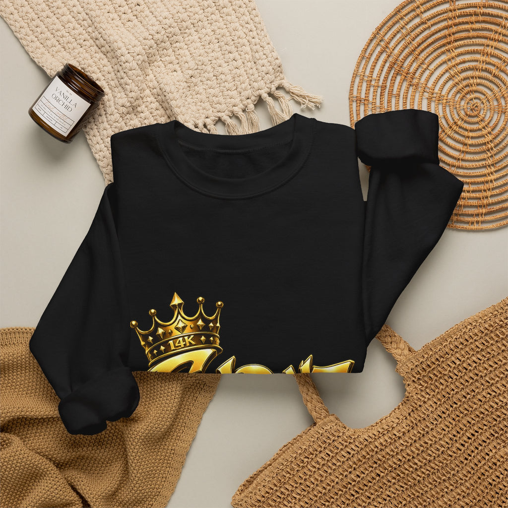 Goldenz Crown Crewneck Sweatshirt — Streetwear Graphic Pullover