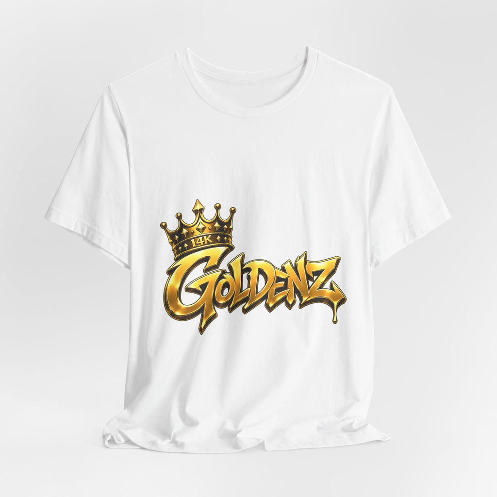 Goldenz Crown Tee — Gold Graffiti Streetwear T-Shirt