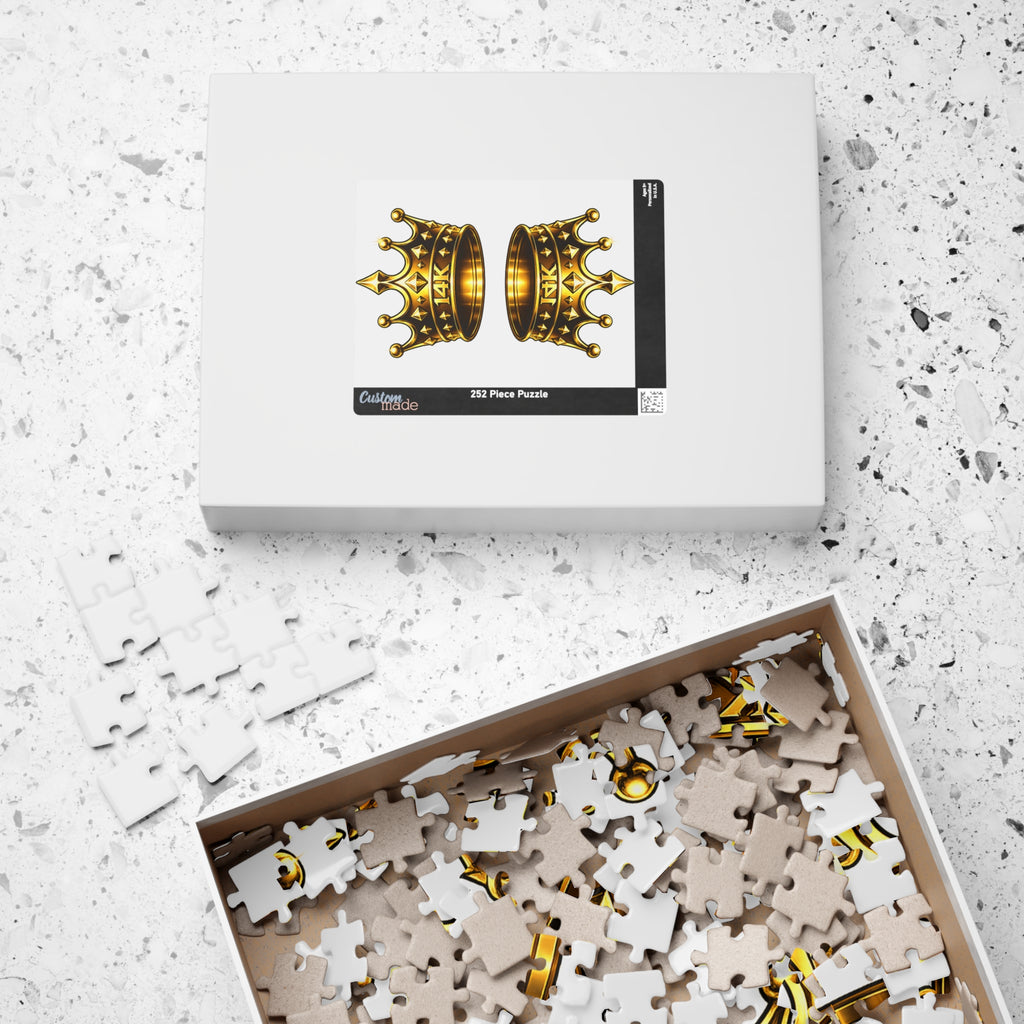 Goldenz TikTok Gold Logo Puzzle — 110/252/520/1014-Piece Jigsaw
