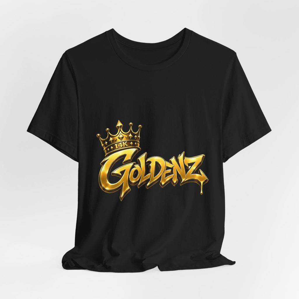 Goldenz Crown Tee — Gold Graffiti Streetwear T-Shirt