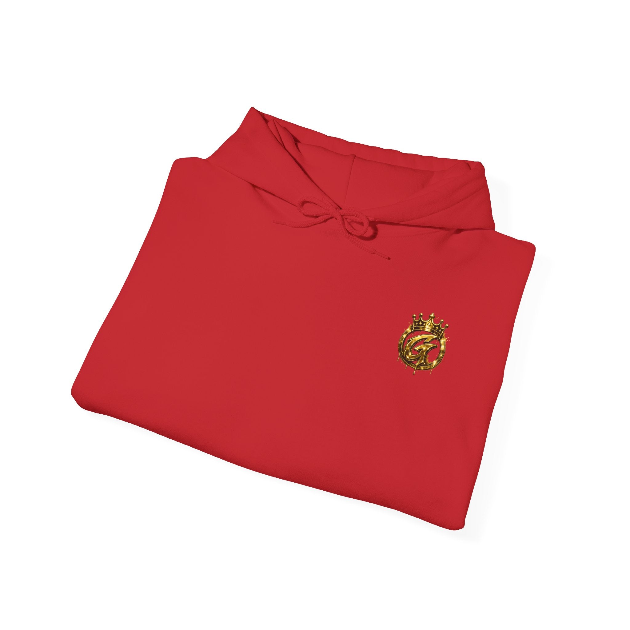 Goldenz Crown Hoodie — Streetwear Logo Pullover with Sleeve Branding