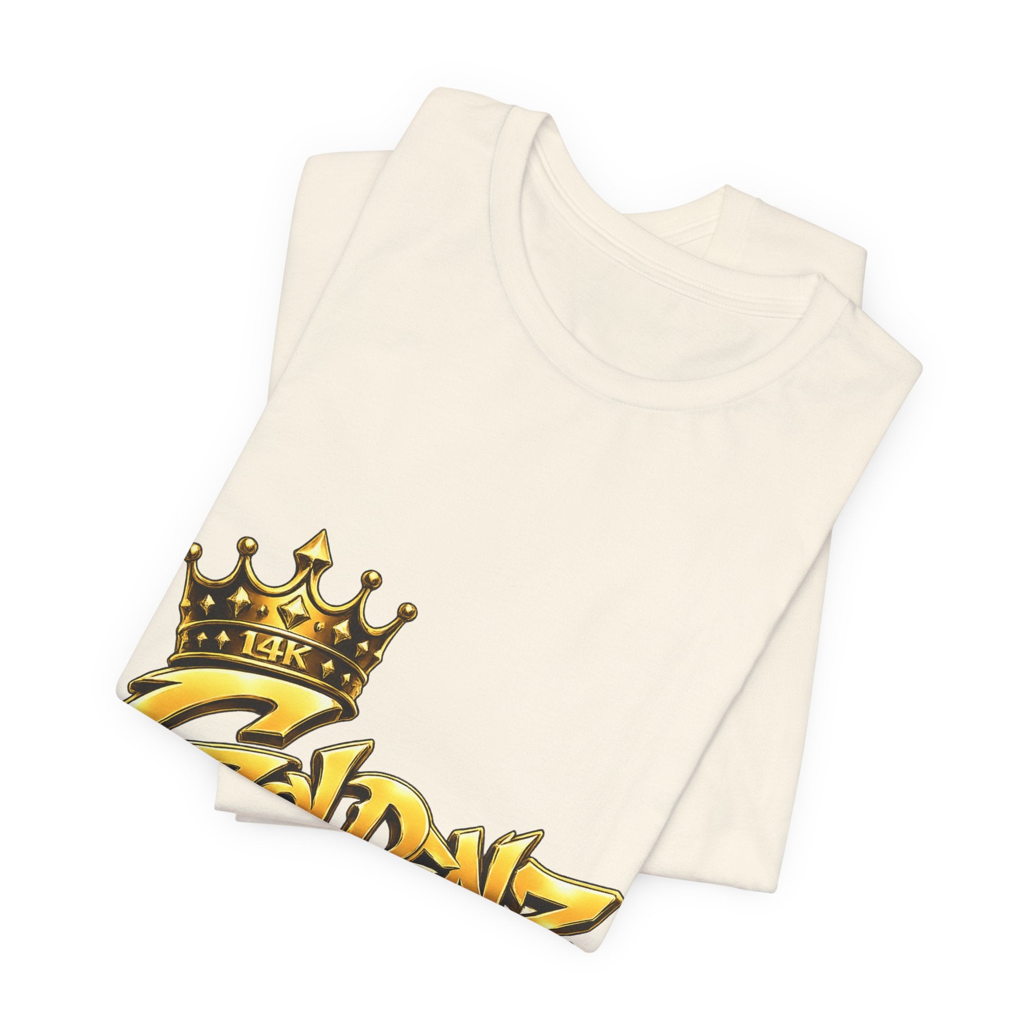 Goldenz Crown Tee — Gold Graffiti Streetwear T-Shirt