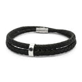 Leather Bracelet with Beads (Engraving)
