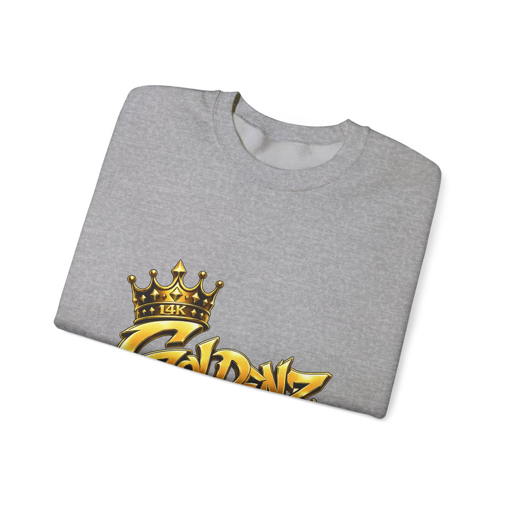 Goldenz Crown Crewneck Sweatshirt — Streetwear Graphic Pullover