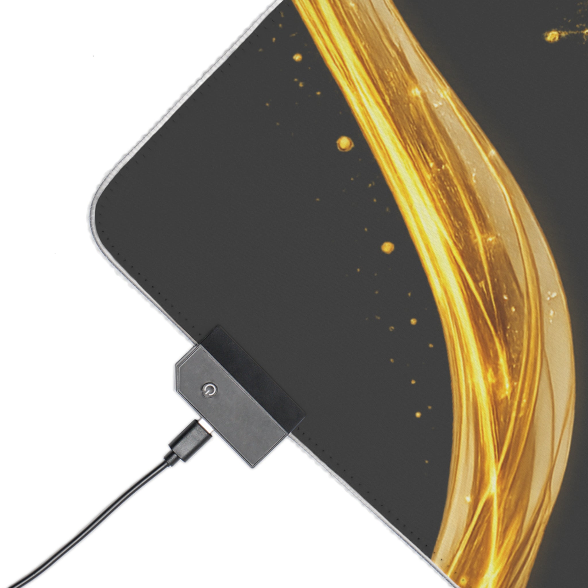 LED Gaming Mouse Pad — Goldenz Crown RGB Desk Mat