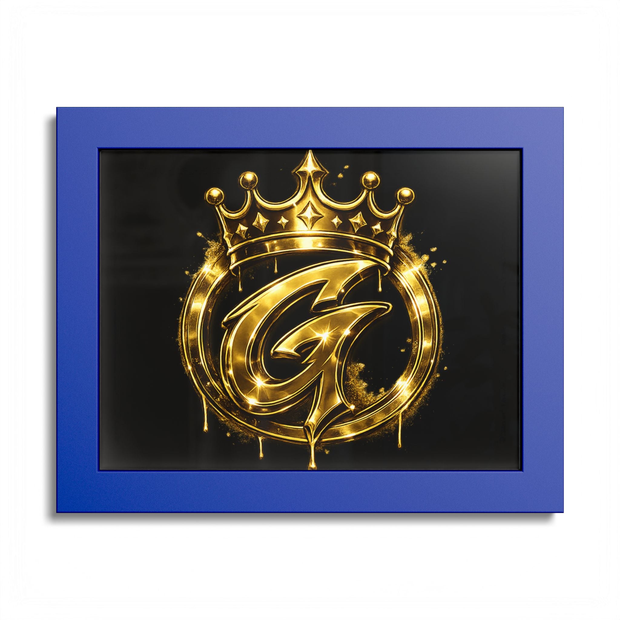 Goldenz Graffiti Poster Print — Colored Frame Wall Art