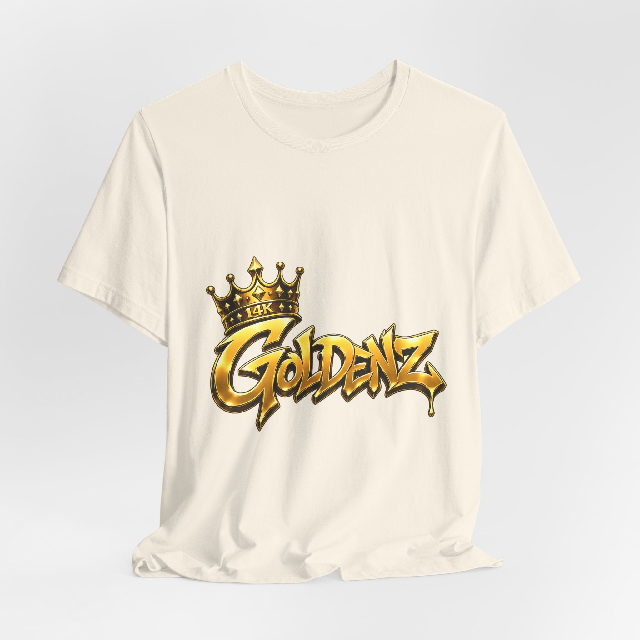 Goldenz Crown Tee — Gold Graffiti Streetwear T-Shirt