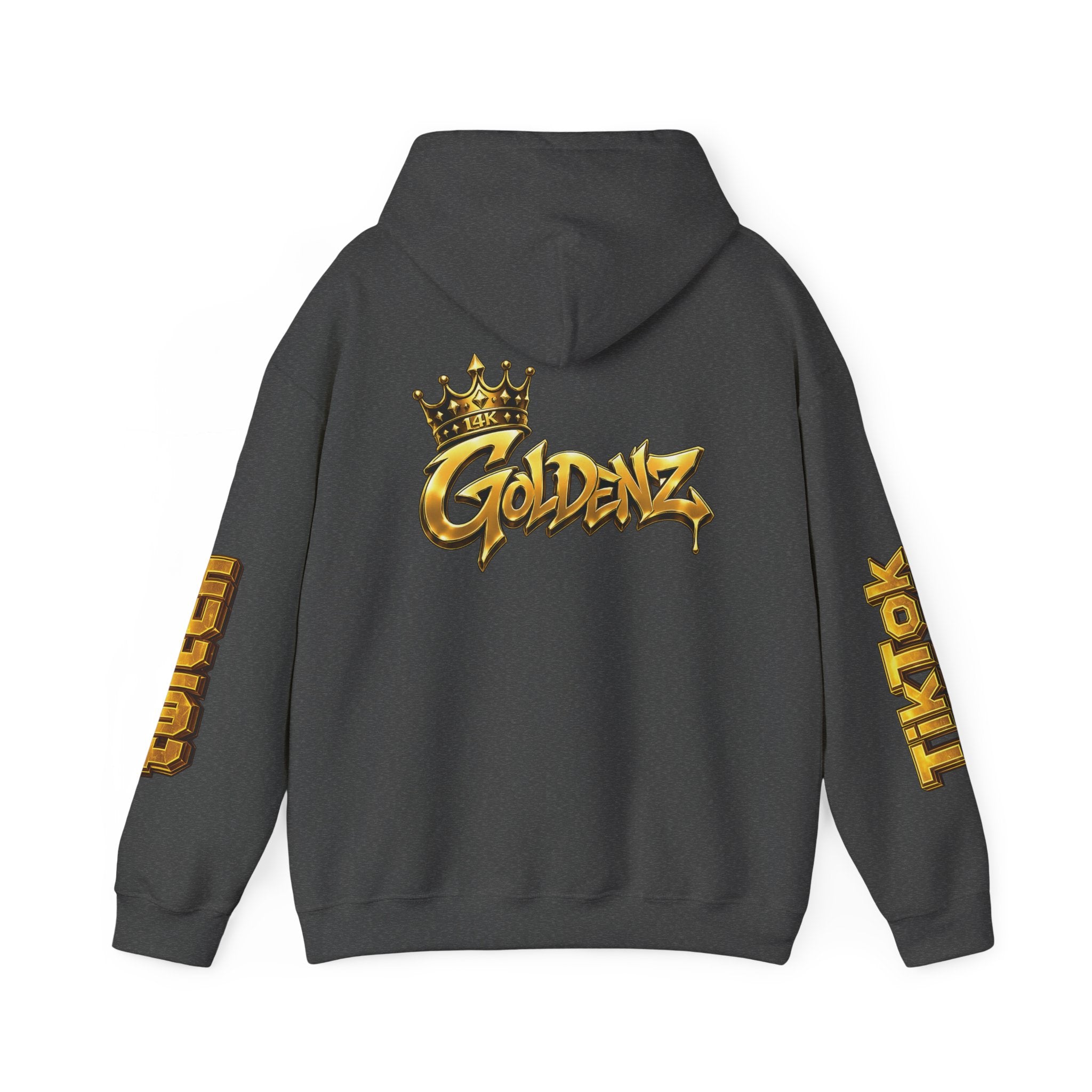 Goldenz Crown Hoodie — TikTok Creator Streetwear Hoodie