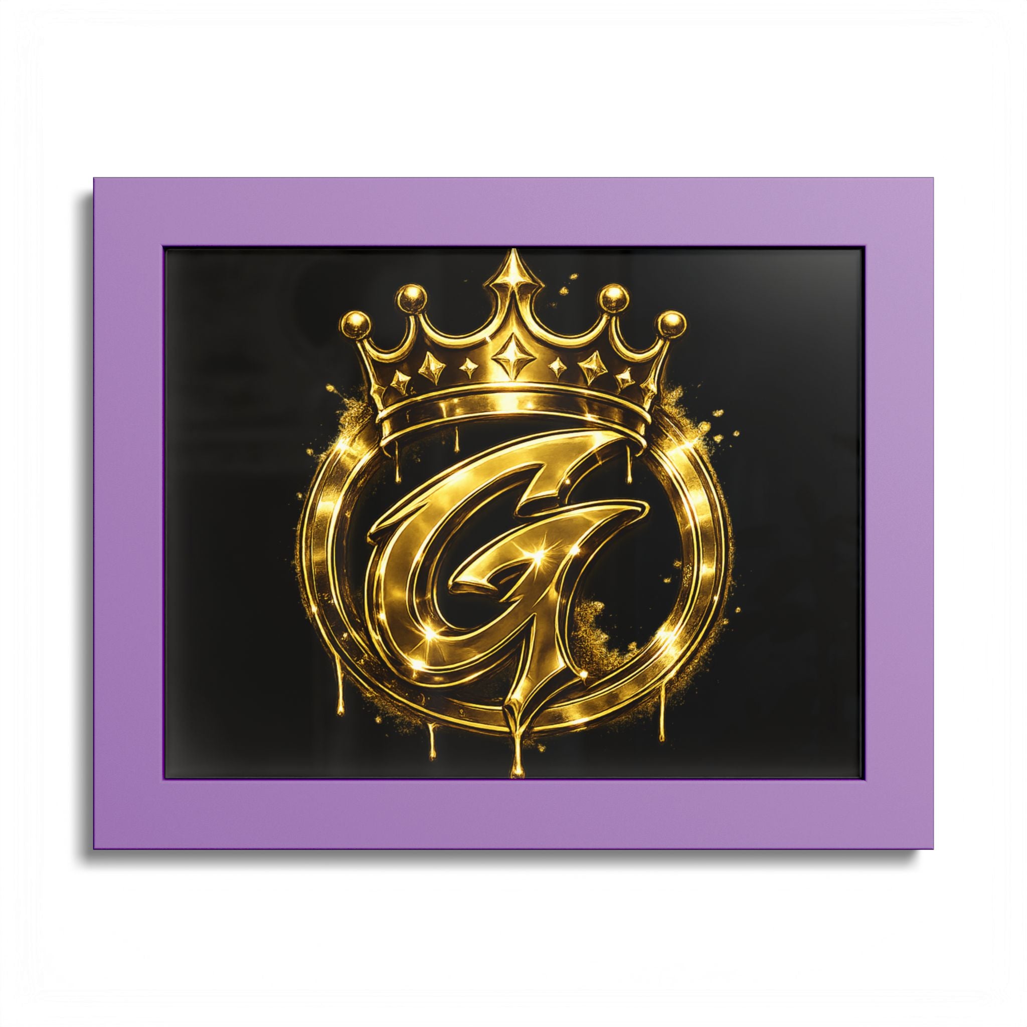 Goldenz Graffiti Poster Print — Colored Frame Wall Art