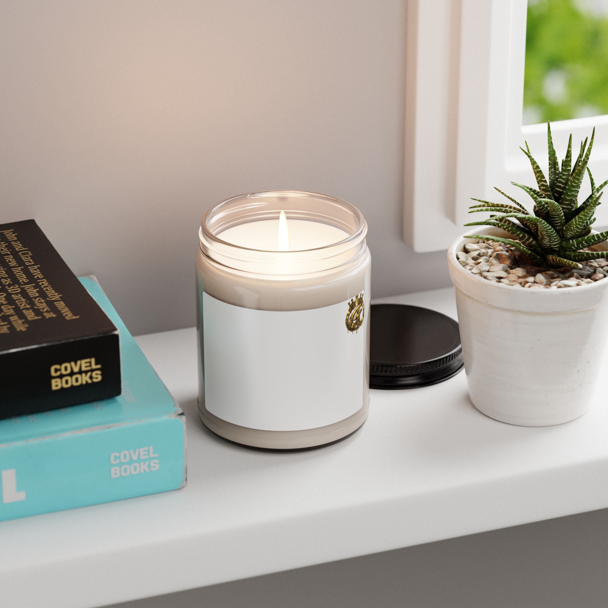 Soy Scented Candle 9oz — Clean Minimal Jar Candle