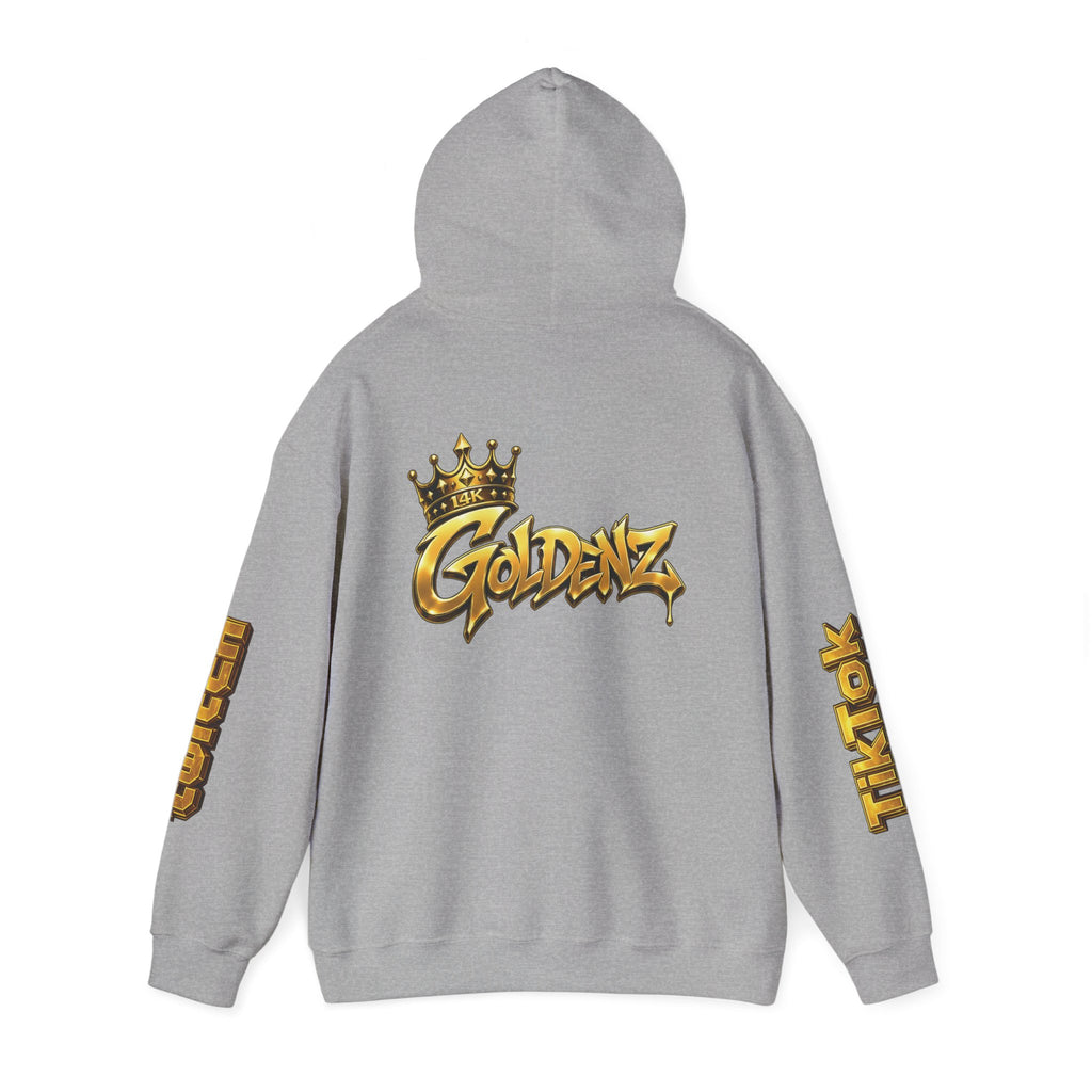 Goldenz Crown Hoodie — TikTok Creator Streetwear Hoodie