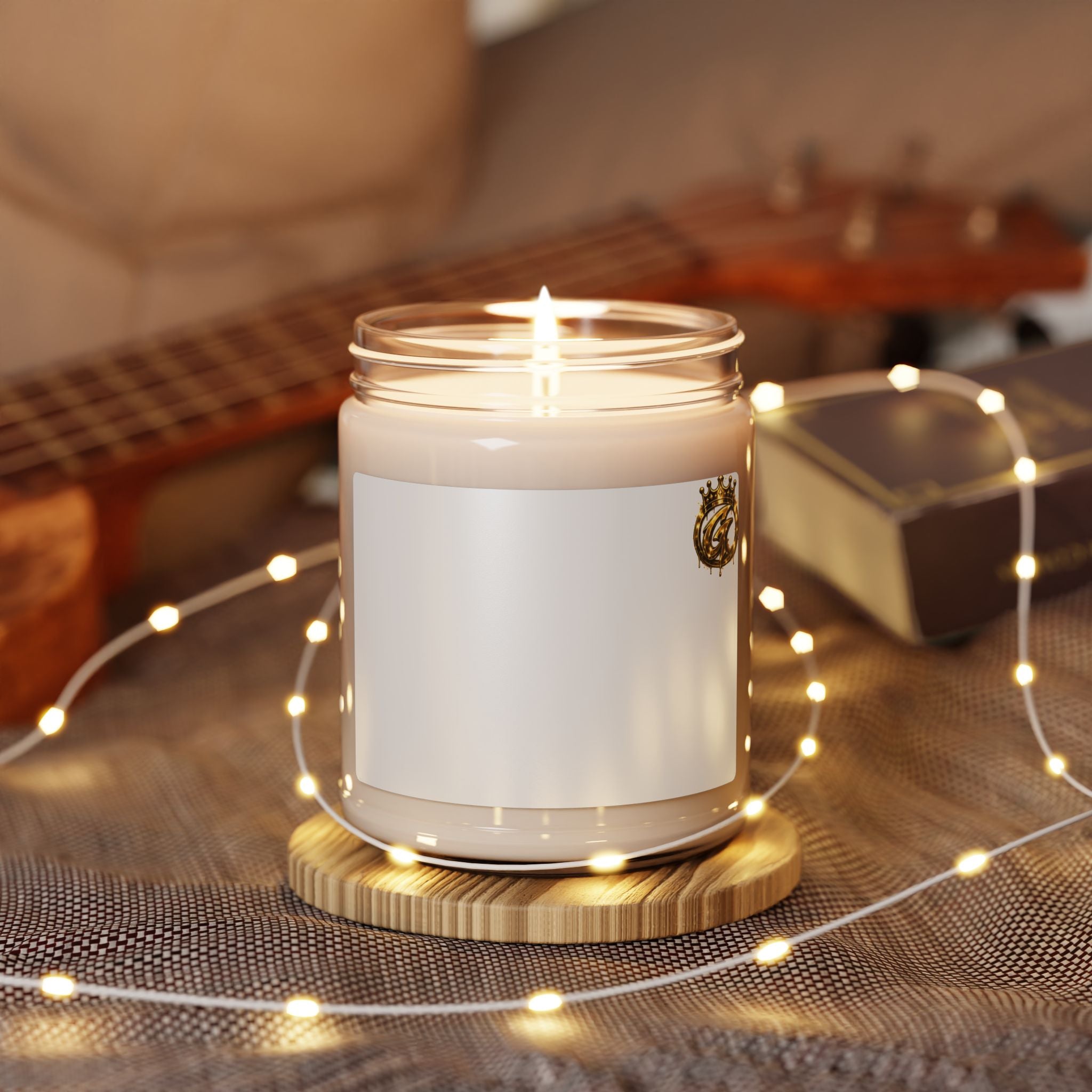 Soy Scented Candle 9oz — Clean Minimal Jar Candle