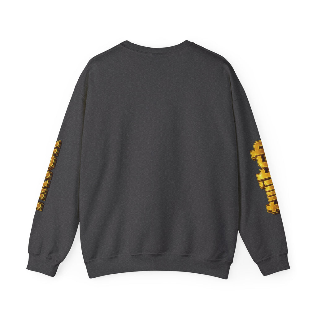 Goldenz Crown Crewneck Sweatshirt — Golden Graffiti Logo Pullover
