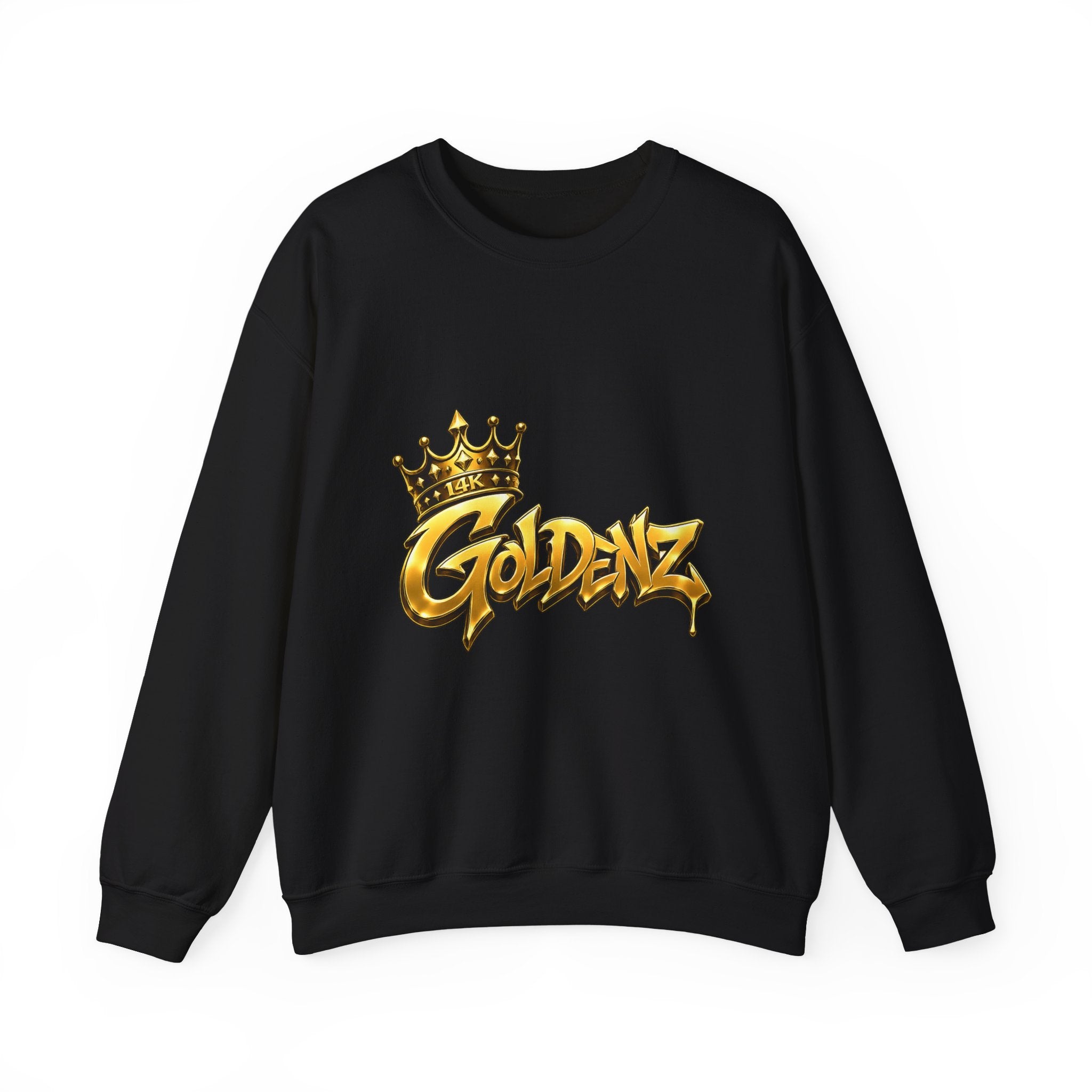 Goldenz Crown Crewneck Sweatshirt — Streetwear Graphic Pullover