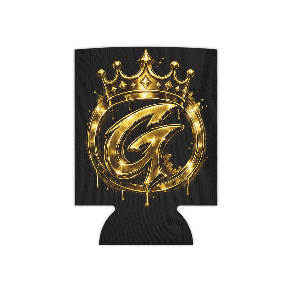Gold Crown 'G' Can Cooler – Royal Monogram Beer Cozy